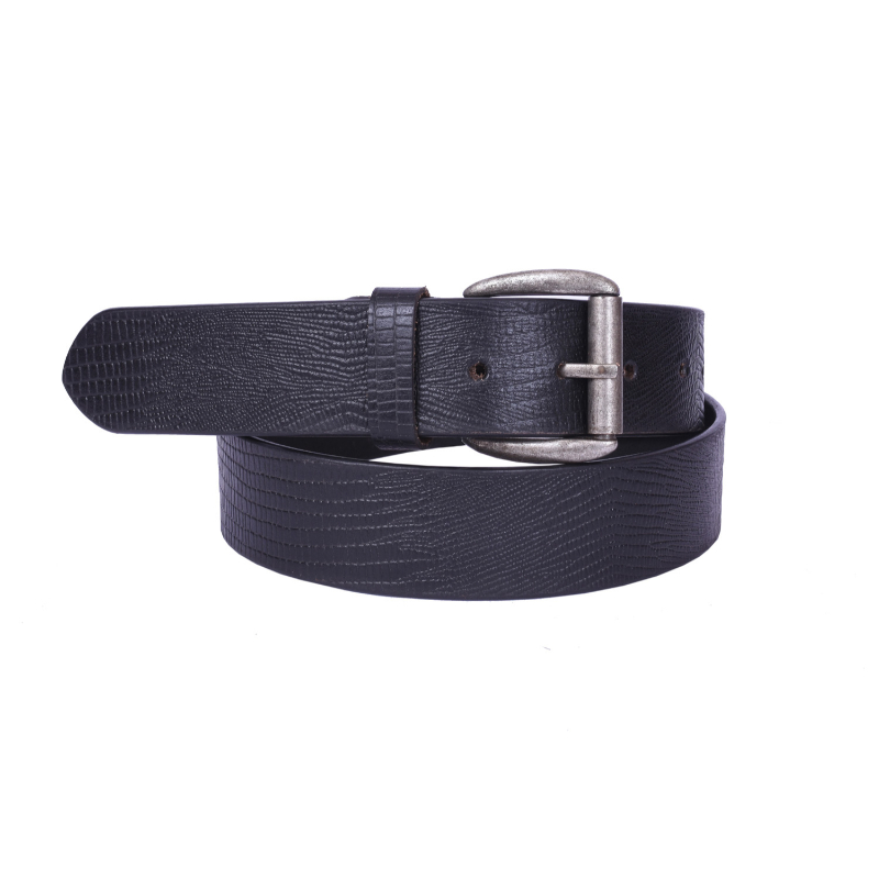 Small Croco Leather Belt